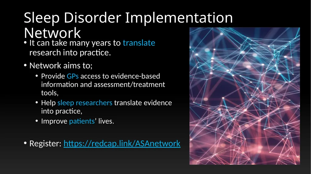 Mental Bites: Insomnia Dr Alexander Sweetman - slide 17 of 19