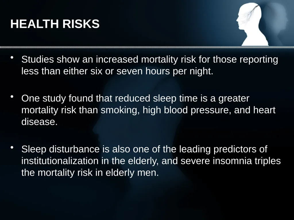 INSOMNIA Difficulty falling asleep Waking up too - slide 14 of 42