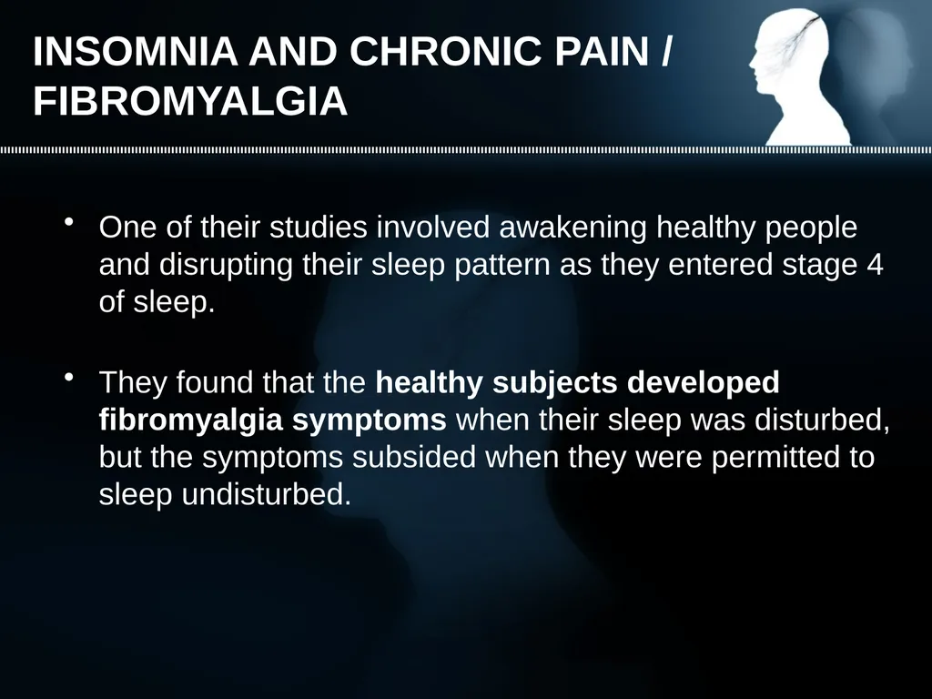 INSOMNIA Difficulty falling asleep Waking up too - slide 20 of 42