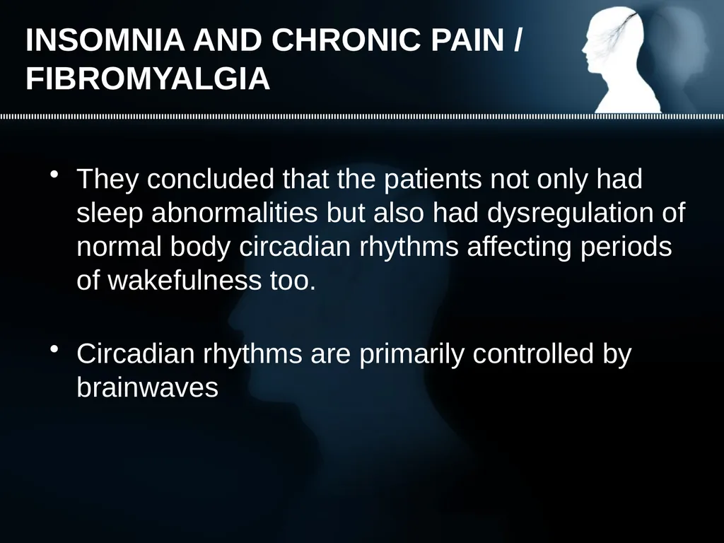 INSOMNIA Difficulty falling asleep Waking up too - slide 21 of 42