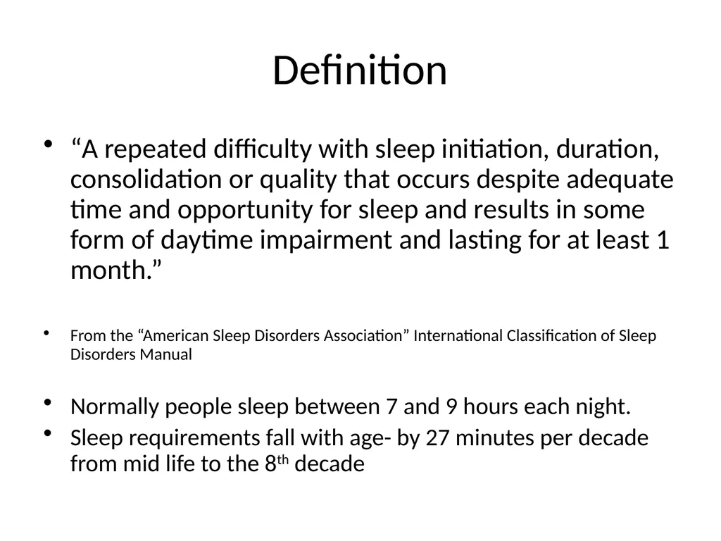 SLEEP PROBLEMS Learning Outcomes Aim To equip the - slide 4 of 21