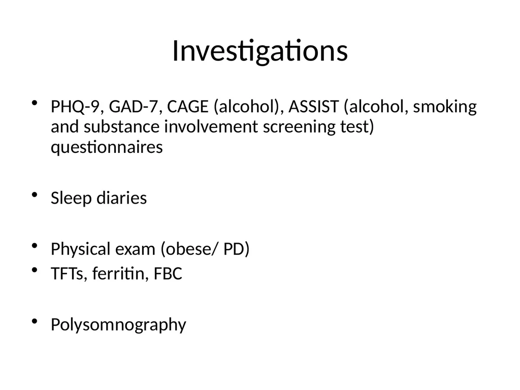 SLEEP PROBLEMS Learning Outcomes Aim To equip the - slide 8 of 21