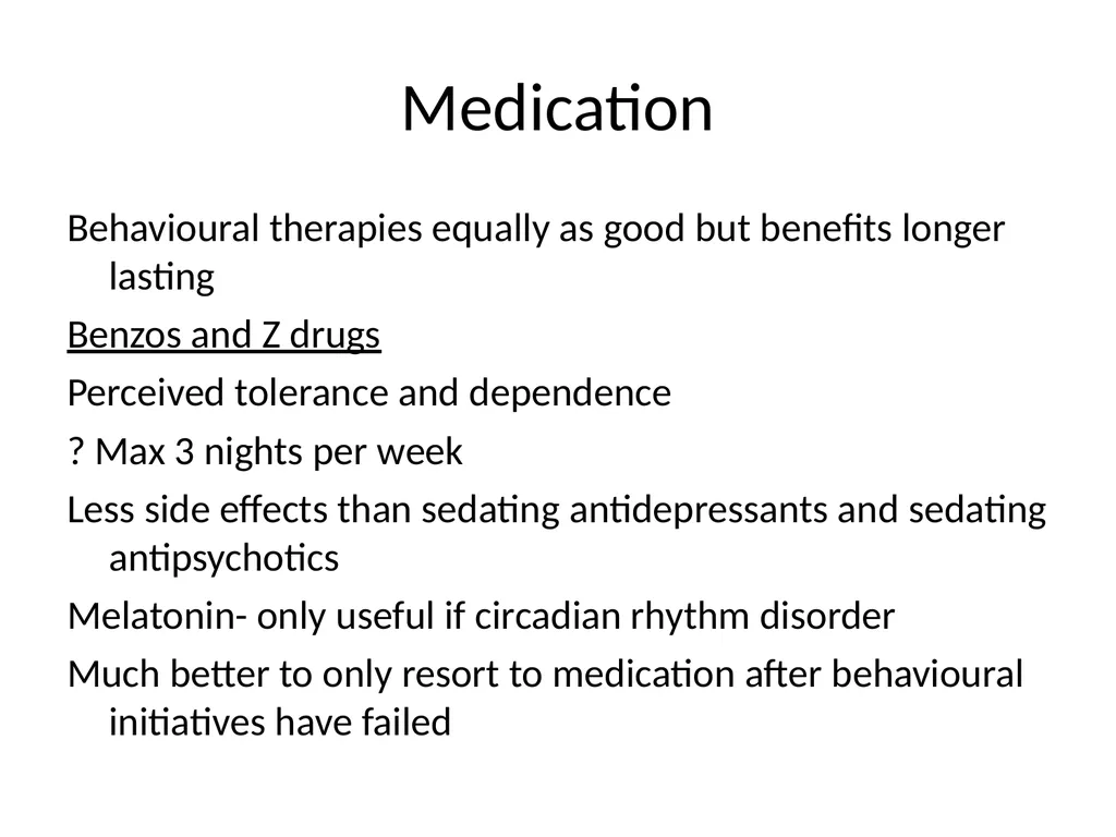 SLEEP PROBLEMS Learning Outcomes Aim To equip the - slide 15 of 21