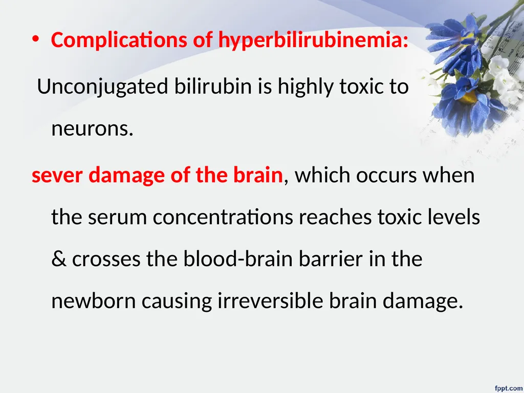 Jaundice (Hyperbilirubinemia) Lecturer Assistant - slide 10 of 16