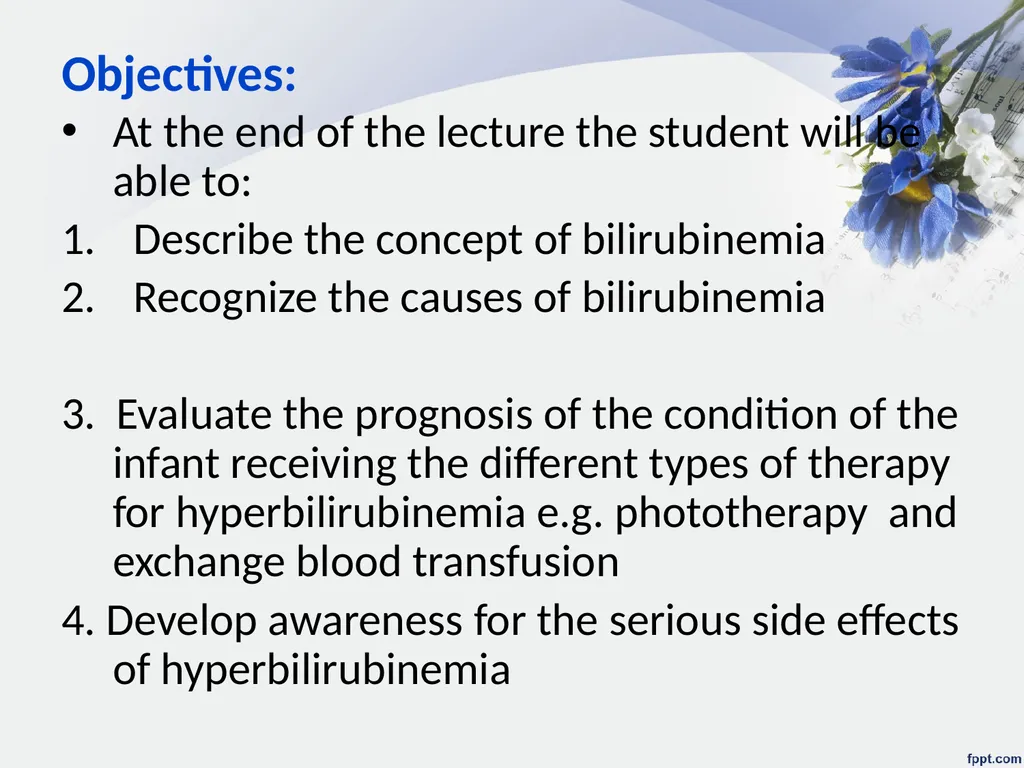 Jaundice (Hyperbilirubinemia) Lecturer Assistant - slide 2 of 16
