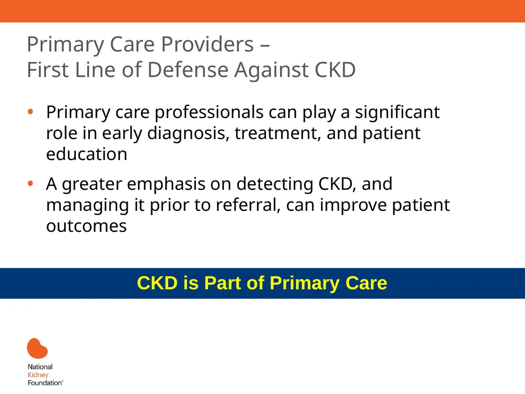 A Primary Care Approach to CKD Management Learning - slide 5 of 43