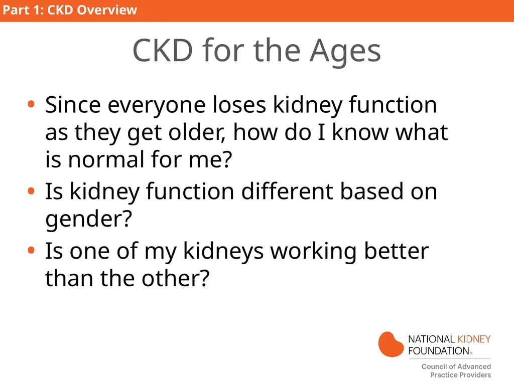 Kidney Disease Education PART 1: CKD Overview - slide 8 of 27