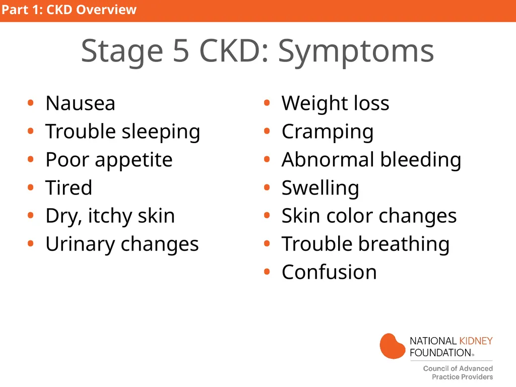 Kidney Disease Education PART 1: CKD Overview - slide 24 of 27
