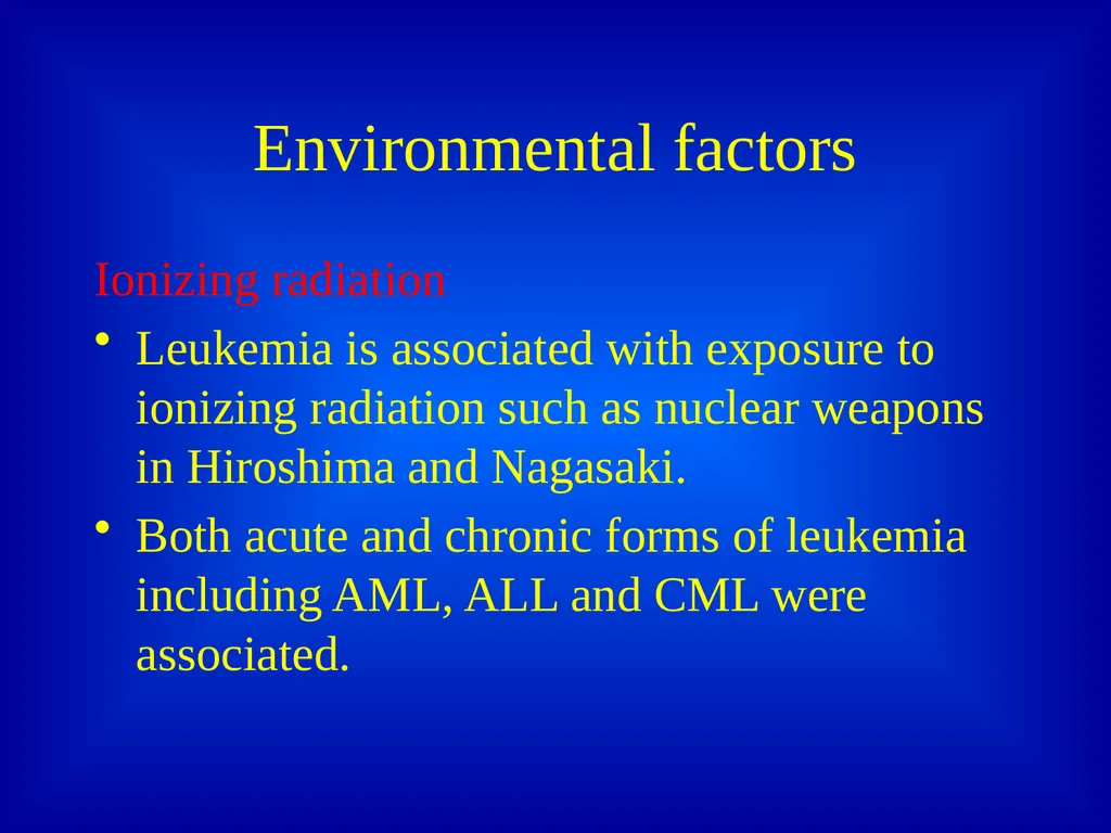Leukemia Dr. Versha Prasad Introduction to - slide 10 of 15