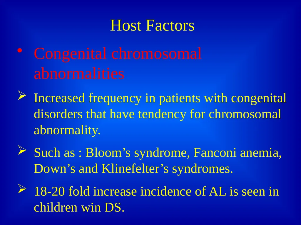 Leukemia Dr. Versha Prasad Introduction to - slide 7 of 15