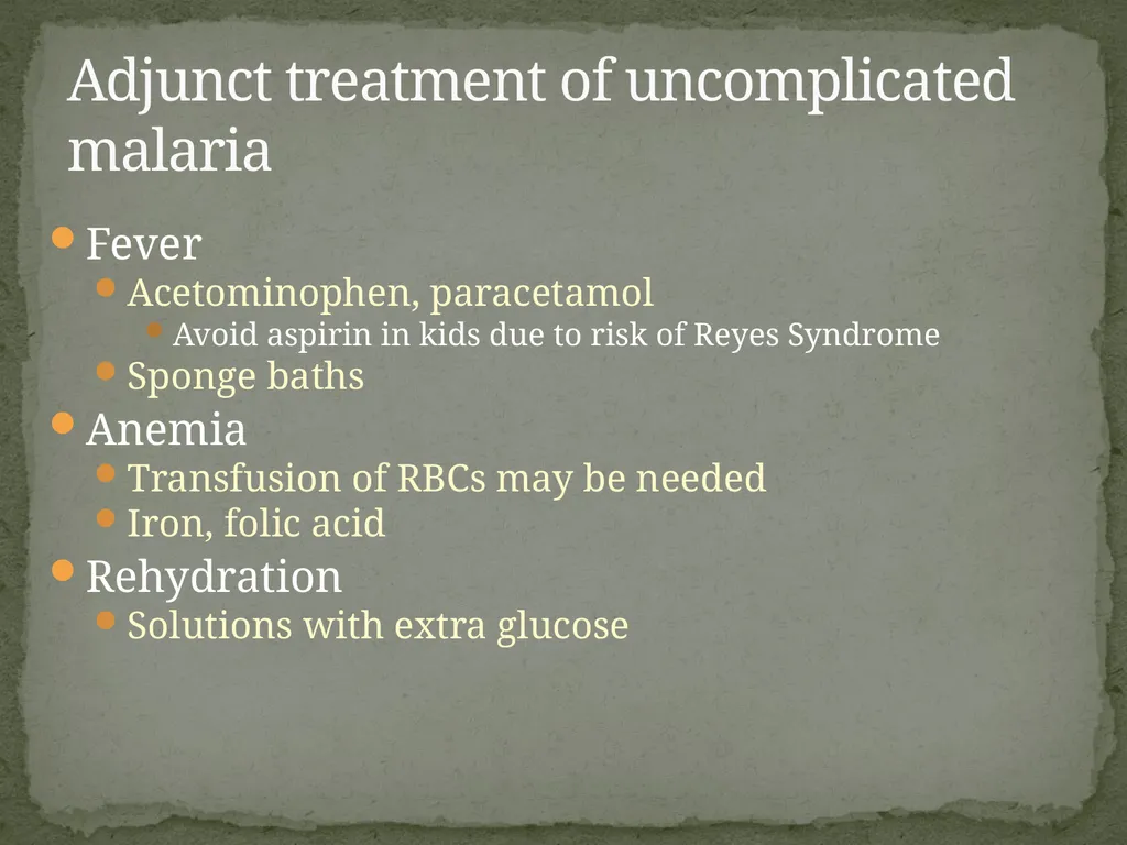 Malaria mosquito-borne infectious disease caused - slide 30 of 36
