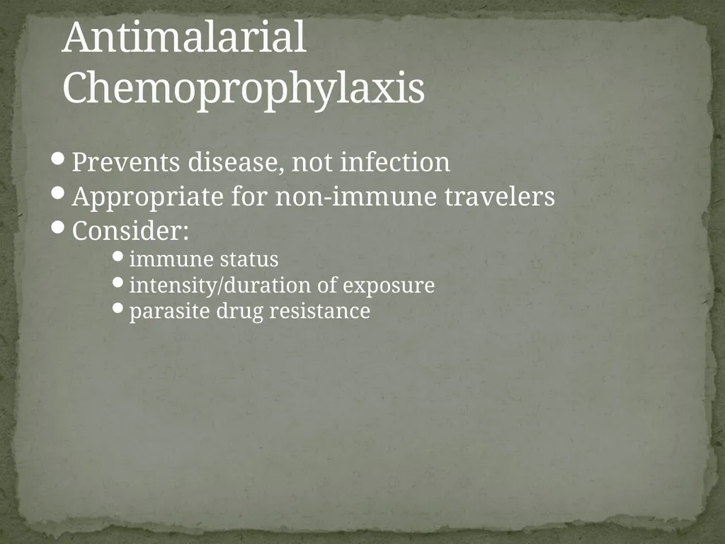 Malaria mosquito-borne infectious disease caused - slide 34 of 36