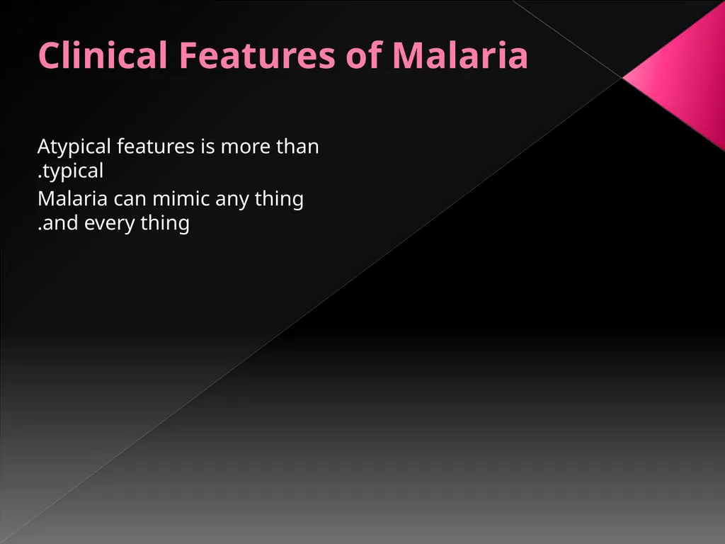 MALARIA By TARIK ZAHER Assistant Professor of - slide 18 of 46