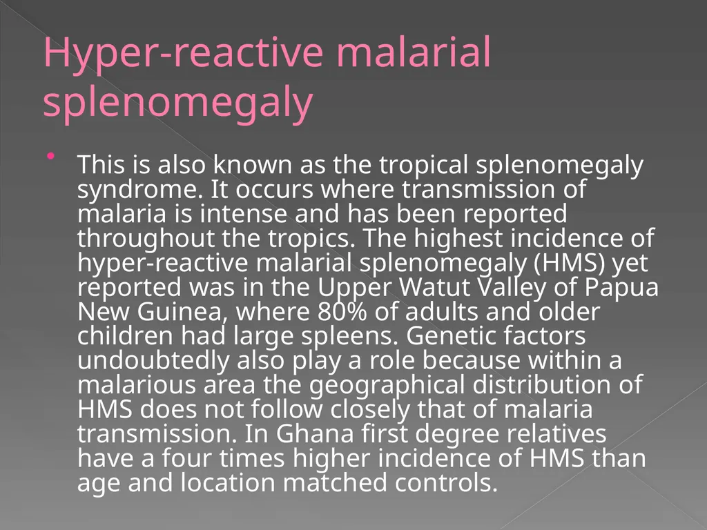 MALARIA By TARIK ZAHER Assistant Professor of - slide 45 of 46