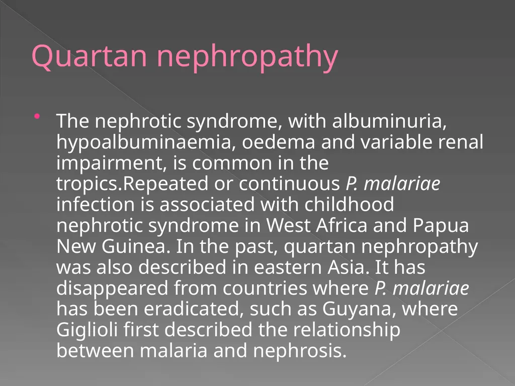 MALARIA By TARIK ZAHER Assistant Professor of - slide 44 of 46