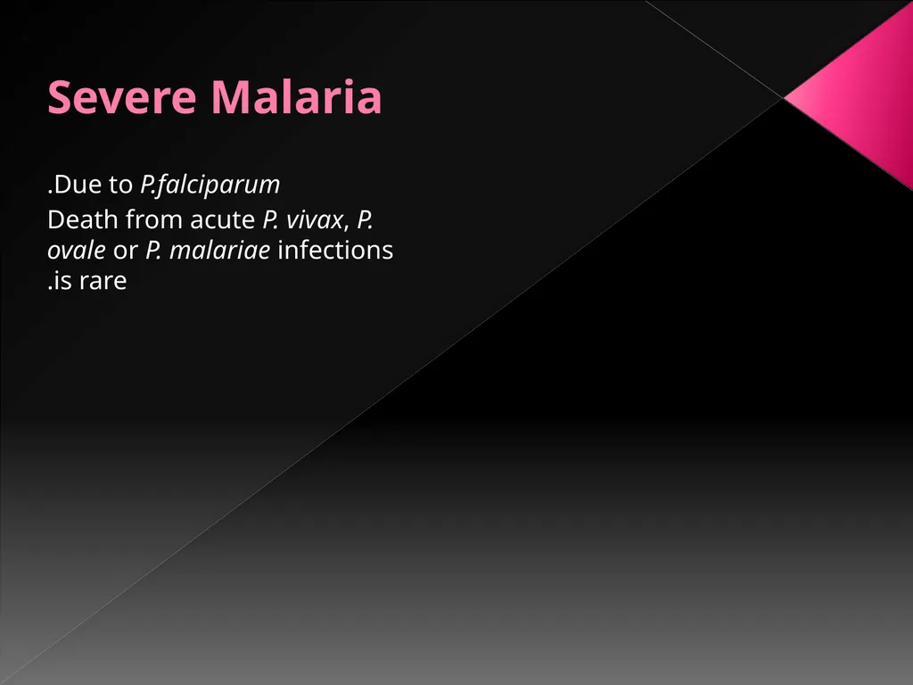 MALARIA By TARIK ZAHER Assistant Professor of - slide 22 of 46