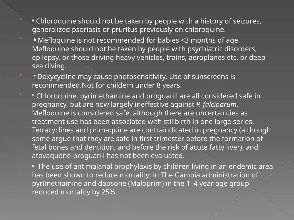 MALARIA By TARIK ZAHER Assistant Professor of - slide 42 of 46
