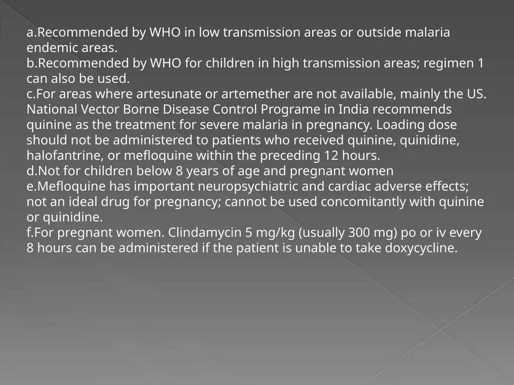MALARIA By TARIK ZAHER Assistant Professor of - slide 39 of 46