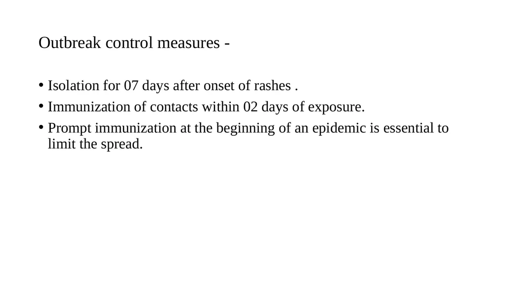 Measles epidemiology and prevention Dr. Piyush - slide 14 of 14