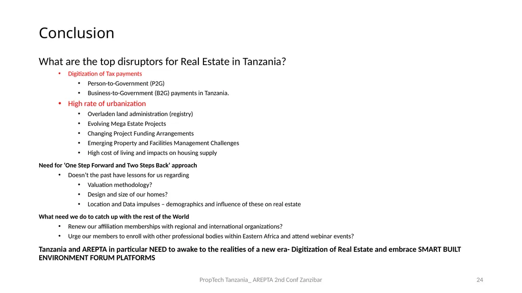 PropTech Tanzania: A Catalyst to Real Estate - slide 24 of 25