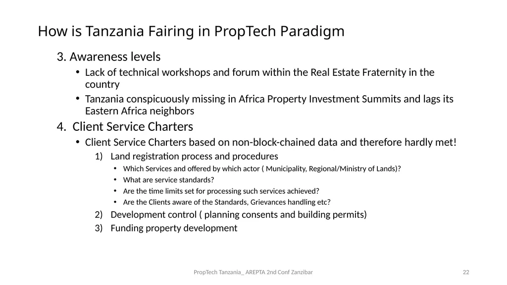 PropTech Tanzania: A Catalyst to Real Estate - slide 22 of 25