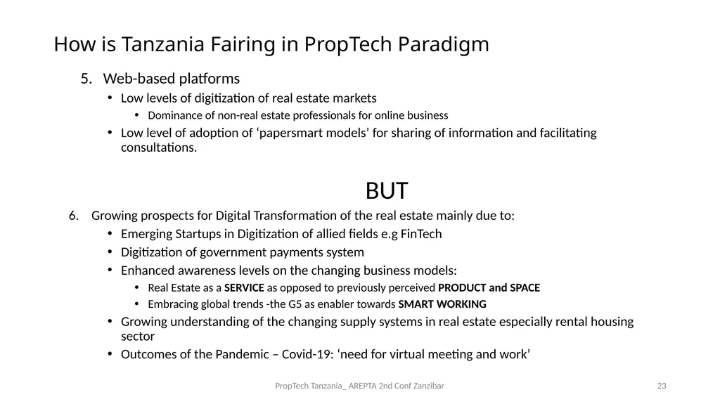 PropTech Tanzania: A Catalyst to Real Estate - slide 23 of 25