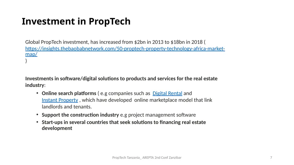 PropTech Tanzania: A Catalyst to Real Estate - slide 7 of 25