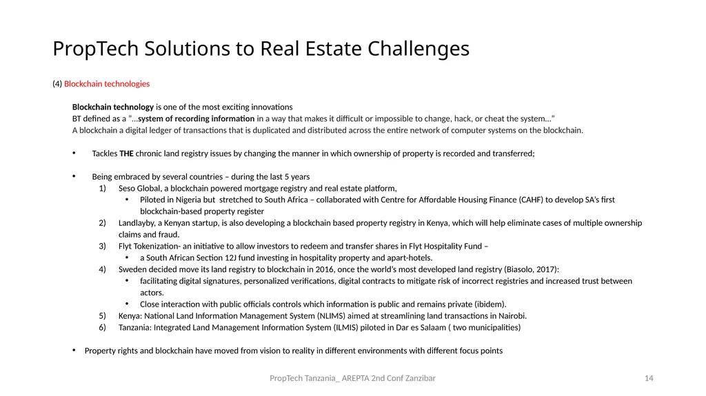 PropTech Tanzania: A Catalyst to Real Estate - slide 14 of 25