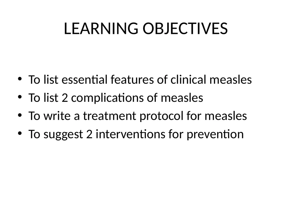 MEASLES DR JAYAPRAKASH.K.P ASSO. PROF.PEDIATRICS - slide 2 of 20