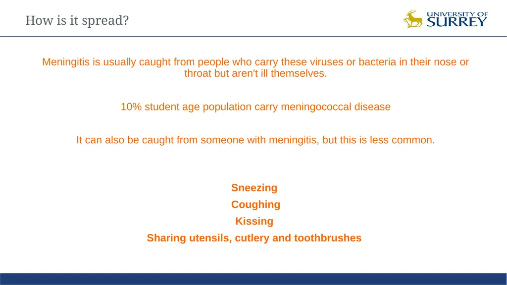 Meningitis Awareness Training Laura Smythson - slide 5 of 10