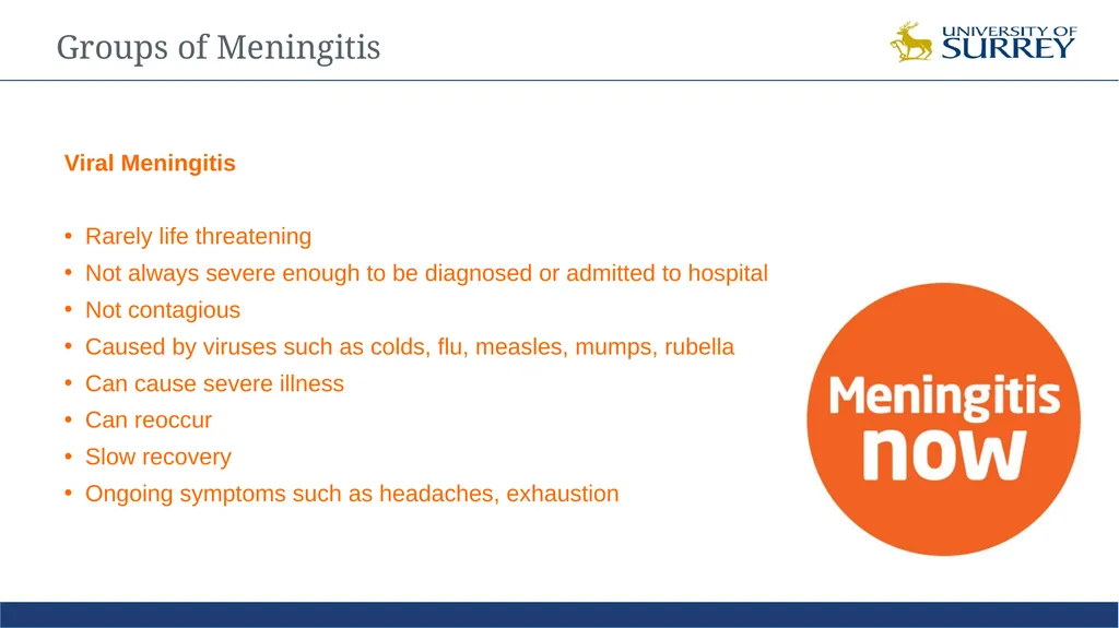 Meningitis Awareness Training Laura Smythson - slide 3 of 10