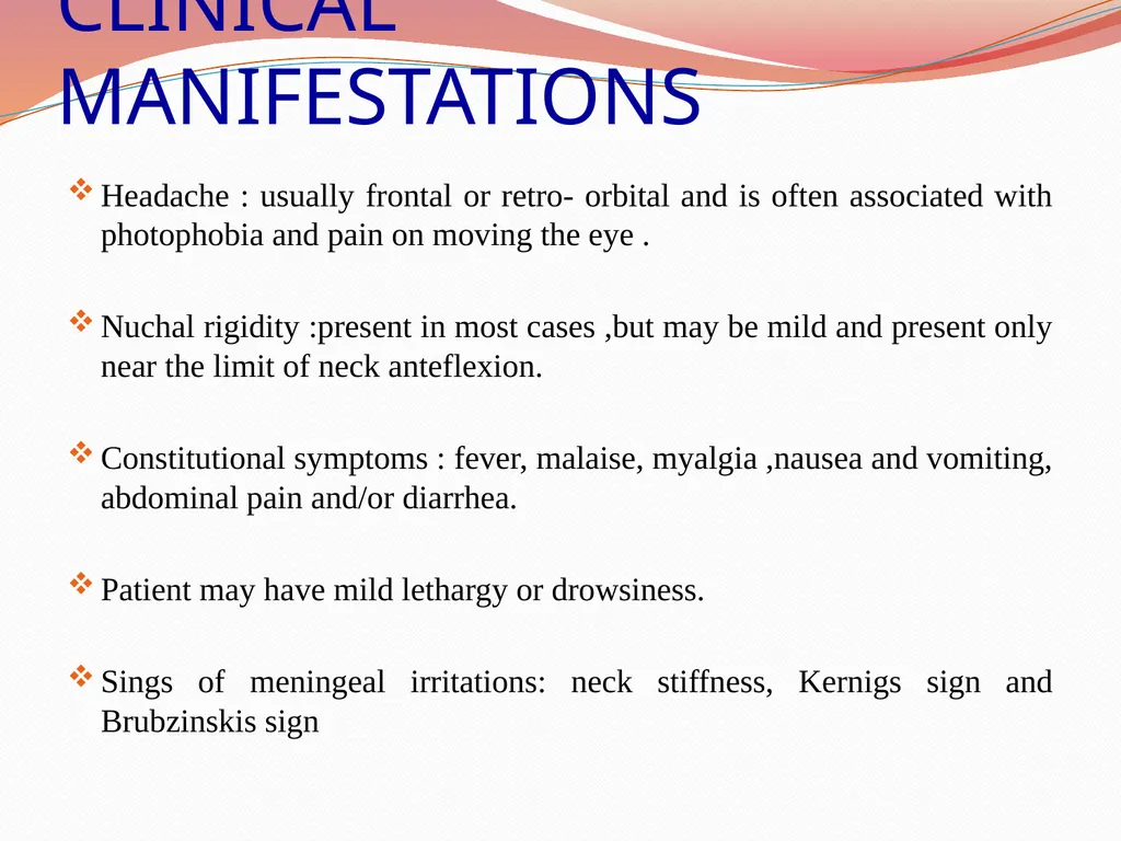 Acute Bacterial Meningitis Bacterial meningitis is - slide 23 of 50