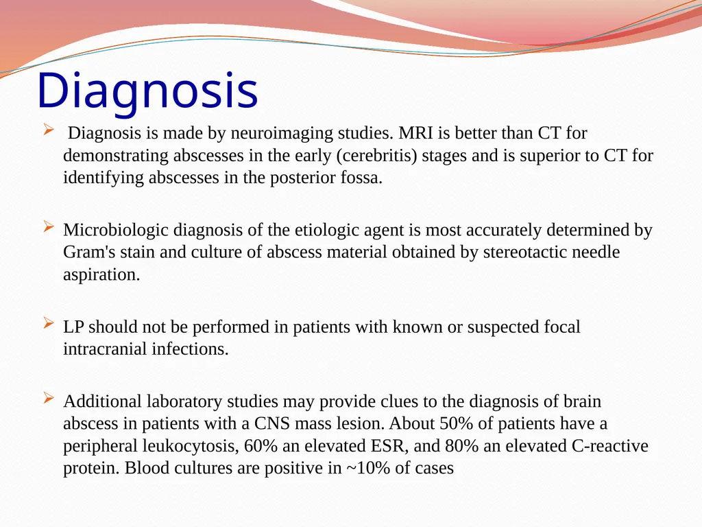 Acute Bacterial Meningitis Bacterial meningitis is - slide 47 of 50