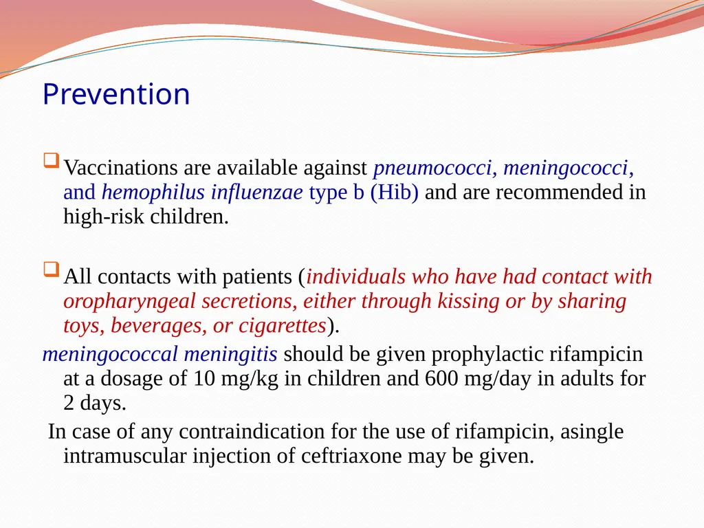 Acute Bacterial Meningitis Bacterial meningitis is - slide 20 of 50