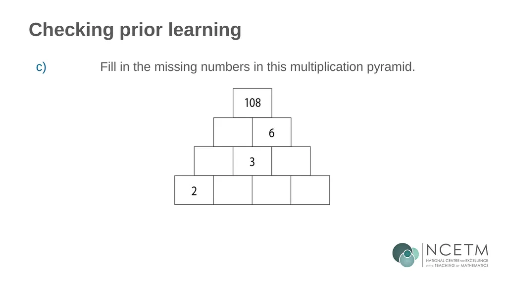 Identifying multiples of an integer (from 1.2 - slide 11 of 39