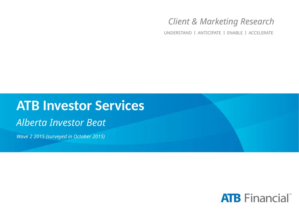 ATB Investor Services Alberta Investor Beat Wave 2
