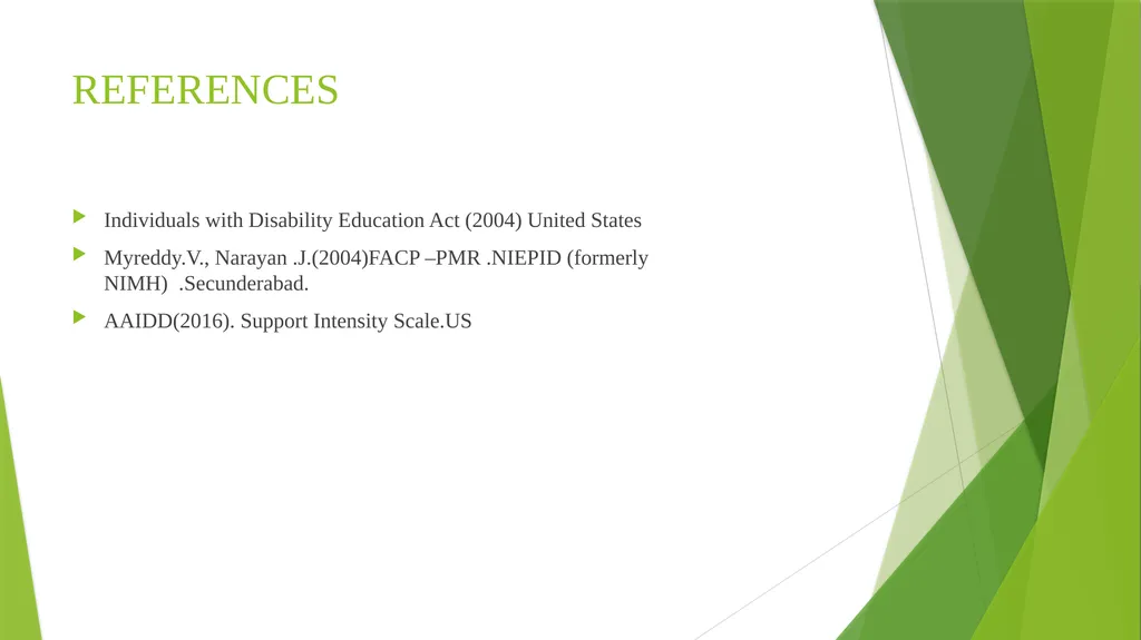 MULTIPLE DISABILITY P . KAMARAJ, Faculty , NIEPMD, - slide 35 of 35