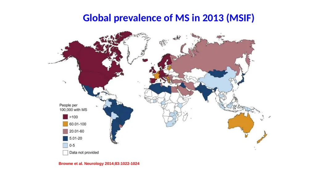 A palliative approach to multiple sclerosis: - slide 25 of 69