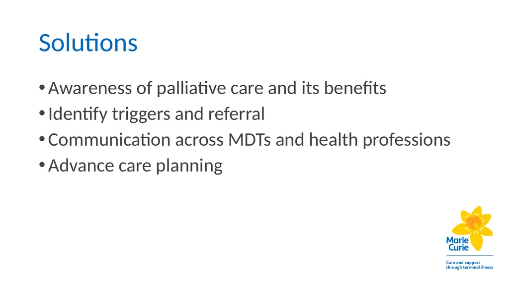 A palliative approach to multiple sclerosis: - slide 67 of 69