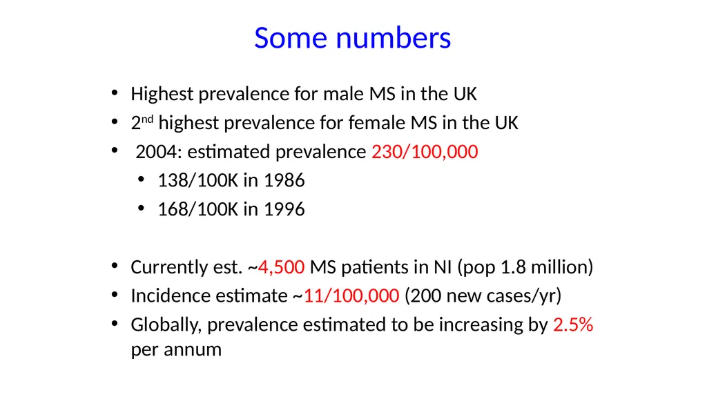 A palliative approach to multiple sclerosis: - slide 26 of 69