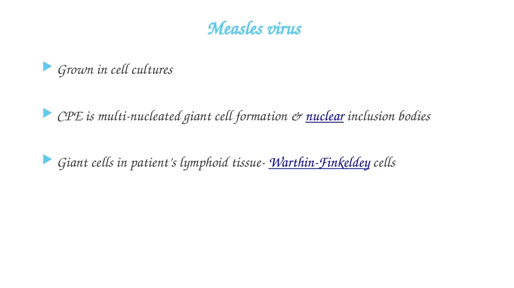 PARAMYXOVIRIDAE INFECTIONS 1 PARAMYXOVIRIDAE - slide 42 of 51