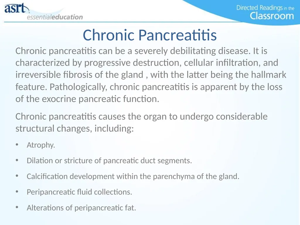 Clinical Signs and Characteristics of Pancreatitis - slide 11 of 17