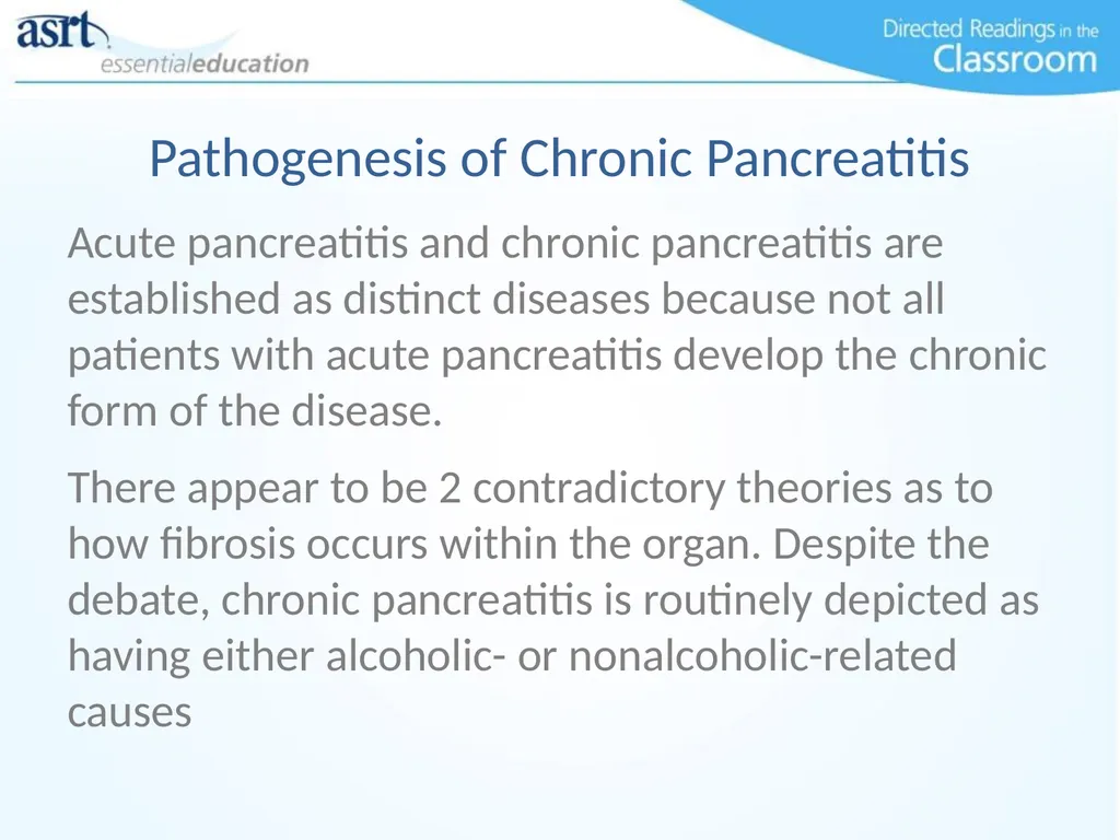Clinical Signs and Characteristics of Pancreatitis - slide 12 of 17