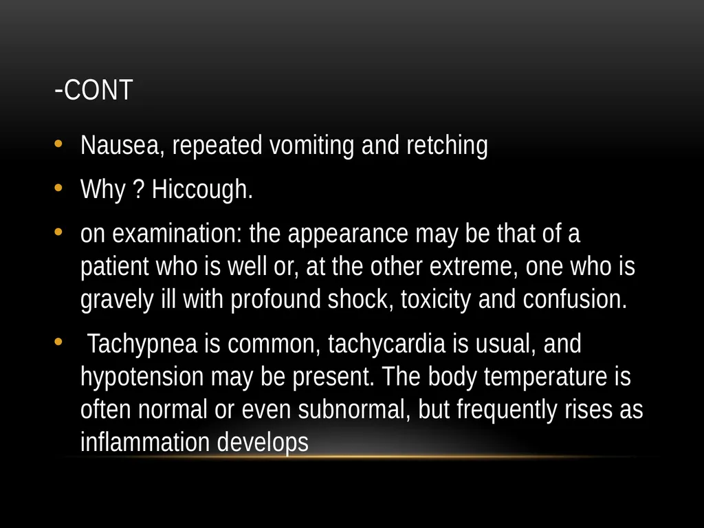 Acute pancreatitis defined as an acute condition - slide 5 of 36