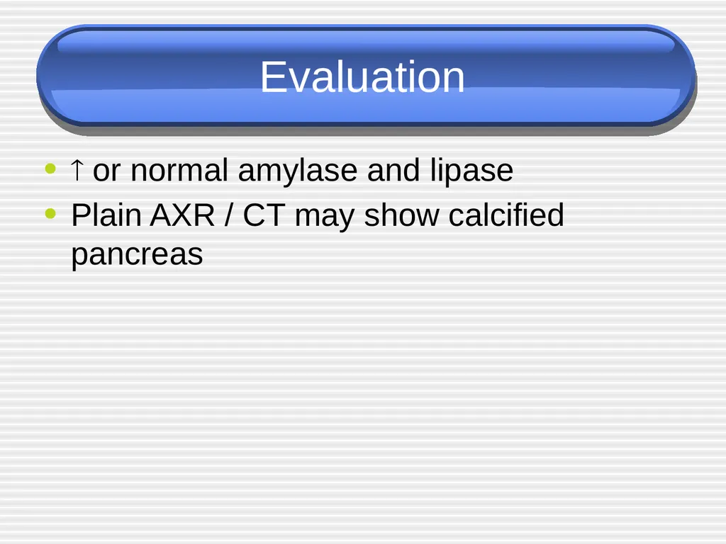 Acute pancreatitis defined as an acute condition - slide 30 of 36