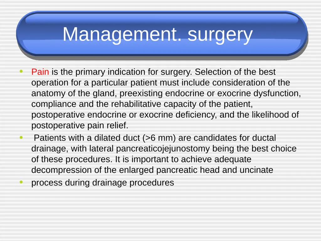 Acute pancreatitis defined as an acute condition - slide 34 of 36