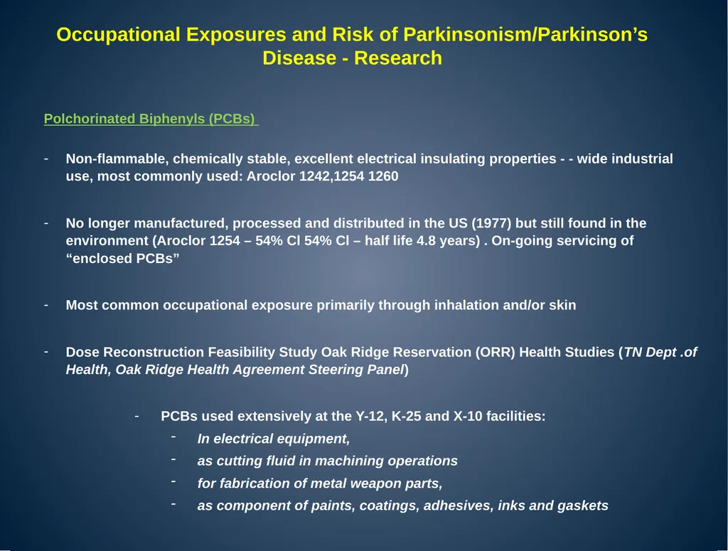Parkinsonism and Parkinson’s Disease Advisory - slide 9 of 20