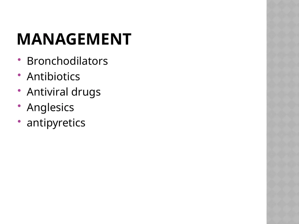 PNEUMONIA PRESENTED BY: PRATIBHA CHARAN NURSING - slide 7 of 9