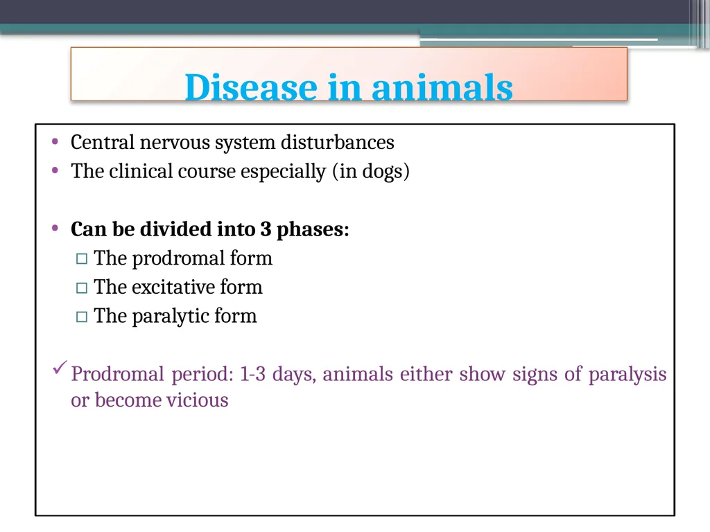 ‘Veterinary Epidemiology & Zoonoses’ VPH-321 - slide 9 of 22