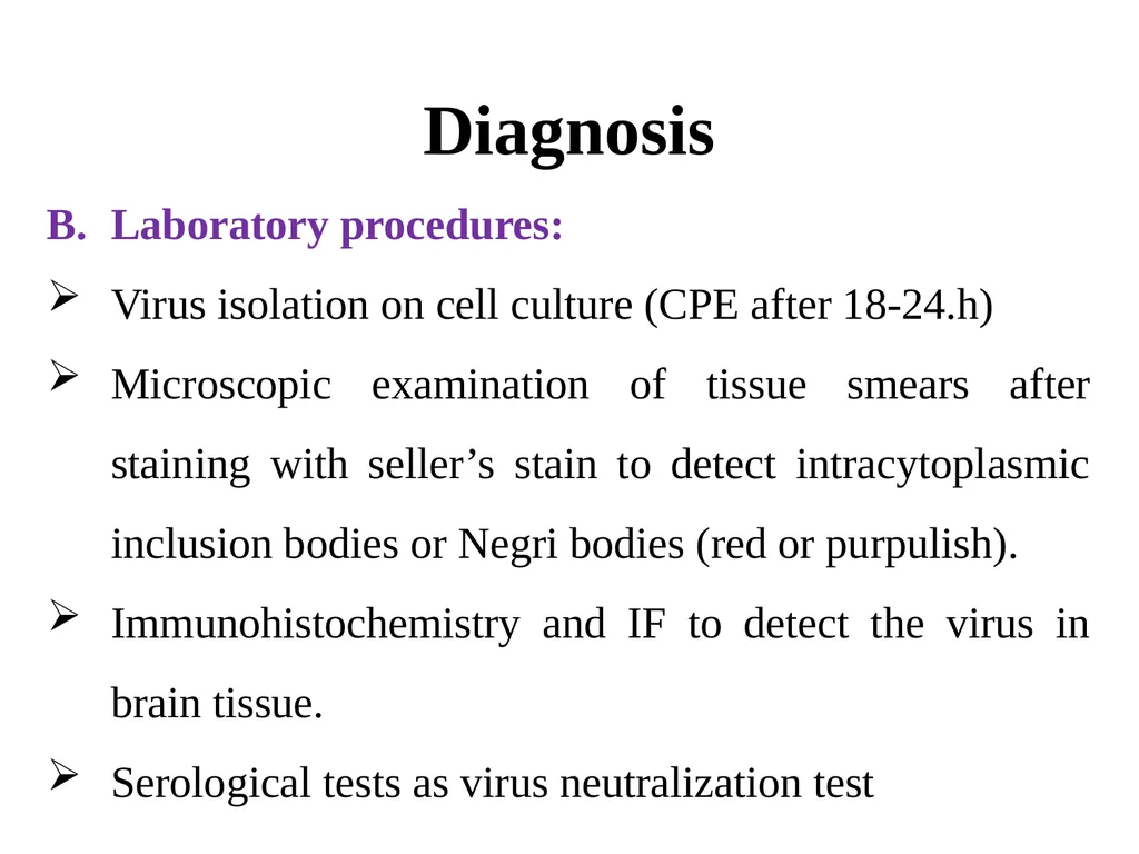 Rabies Hydrophobia, lyssa or lytta By Dr/ Marawan - slide 18 of 22